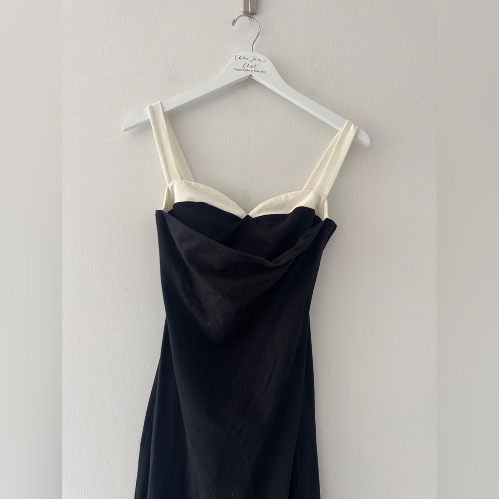REFORMATION Nelle Black Dress S - Picture 5 of 6